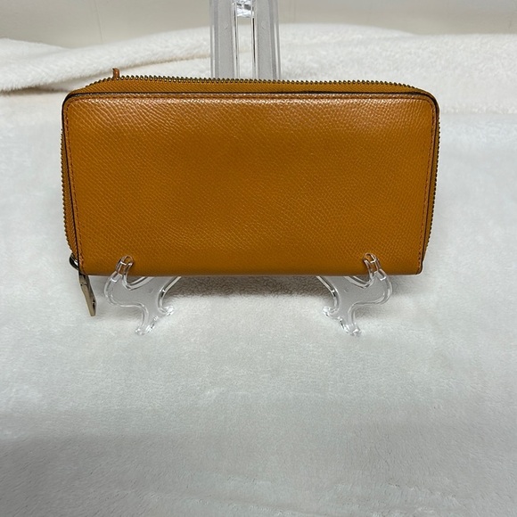 Coach Tan/ orangish Leather Wallet - Picture 2 of 16